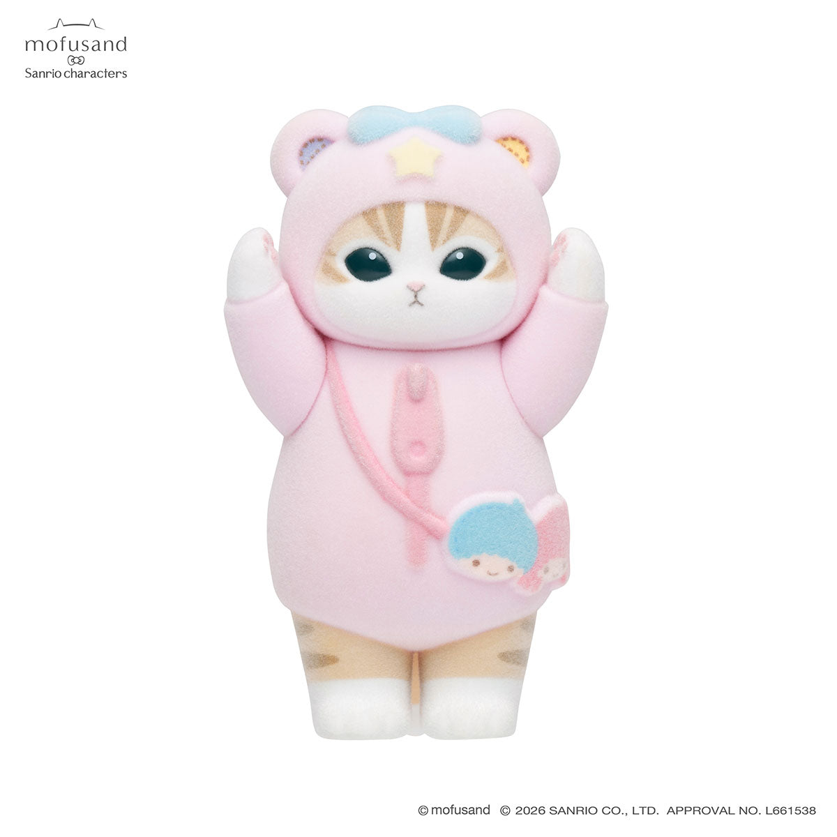Mofusand x Sanrio Characters Flocked Figure Collection Vol. 3