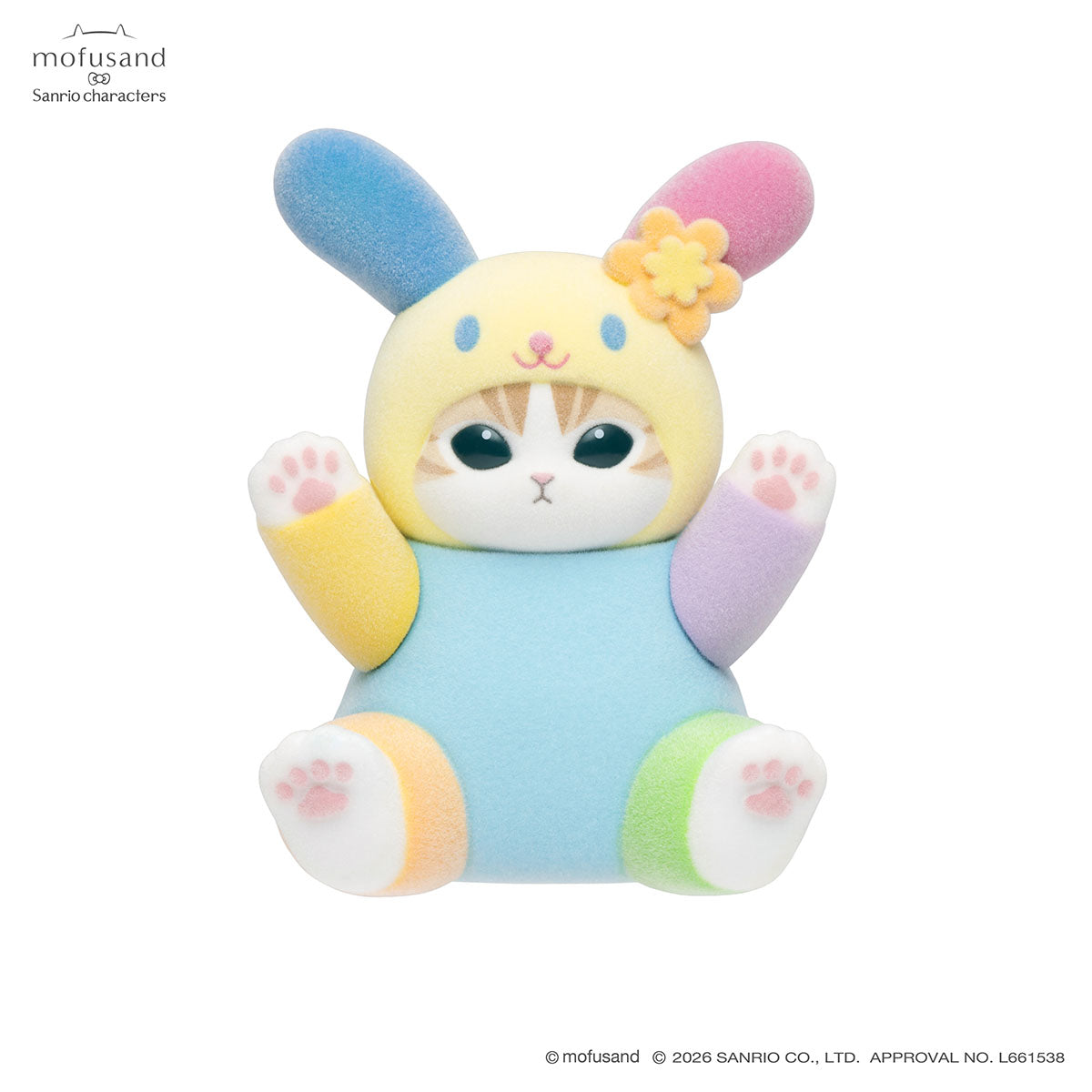 Mofusand x Sanrio Characters Flocked Figure Collection Vol. 3