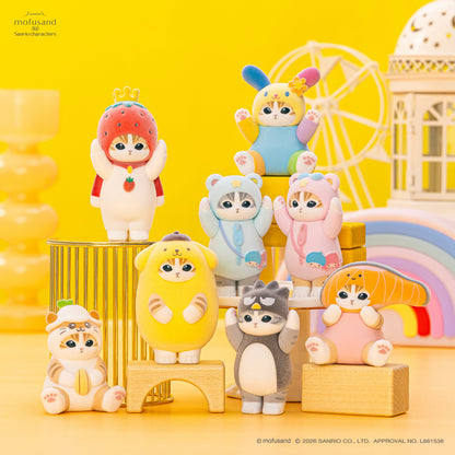 Mofusand x Sanrio Characters Flocked Figure Collection Vol. 3