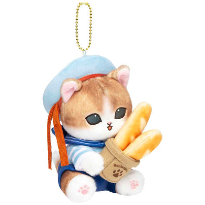 Mofusand Journey Parisien Meow Plush Key Chain