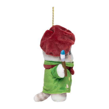 Mofusand Journey Artist Meow Plush Key Chain