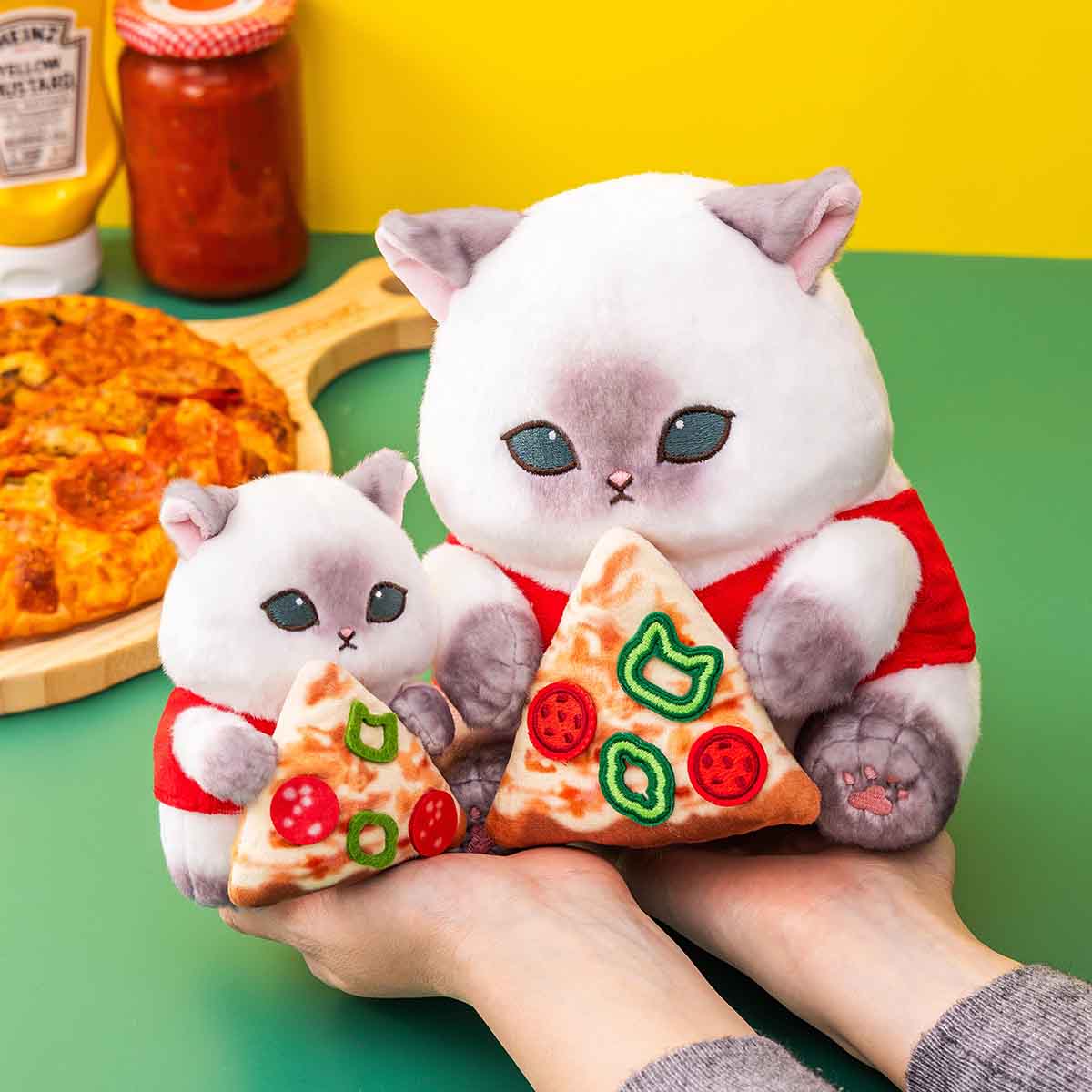 Mofusand Journey Chubby Pizza Meow Plush (Big)