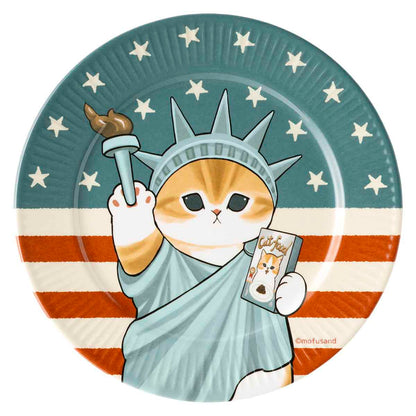 Mofusand Journey Melamine Plate 21cm