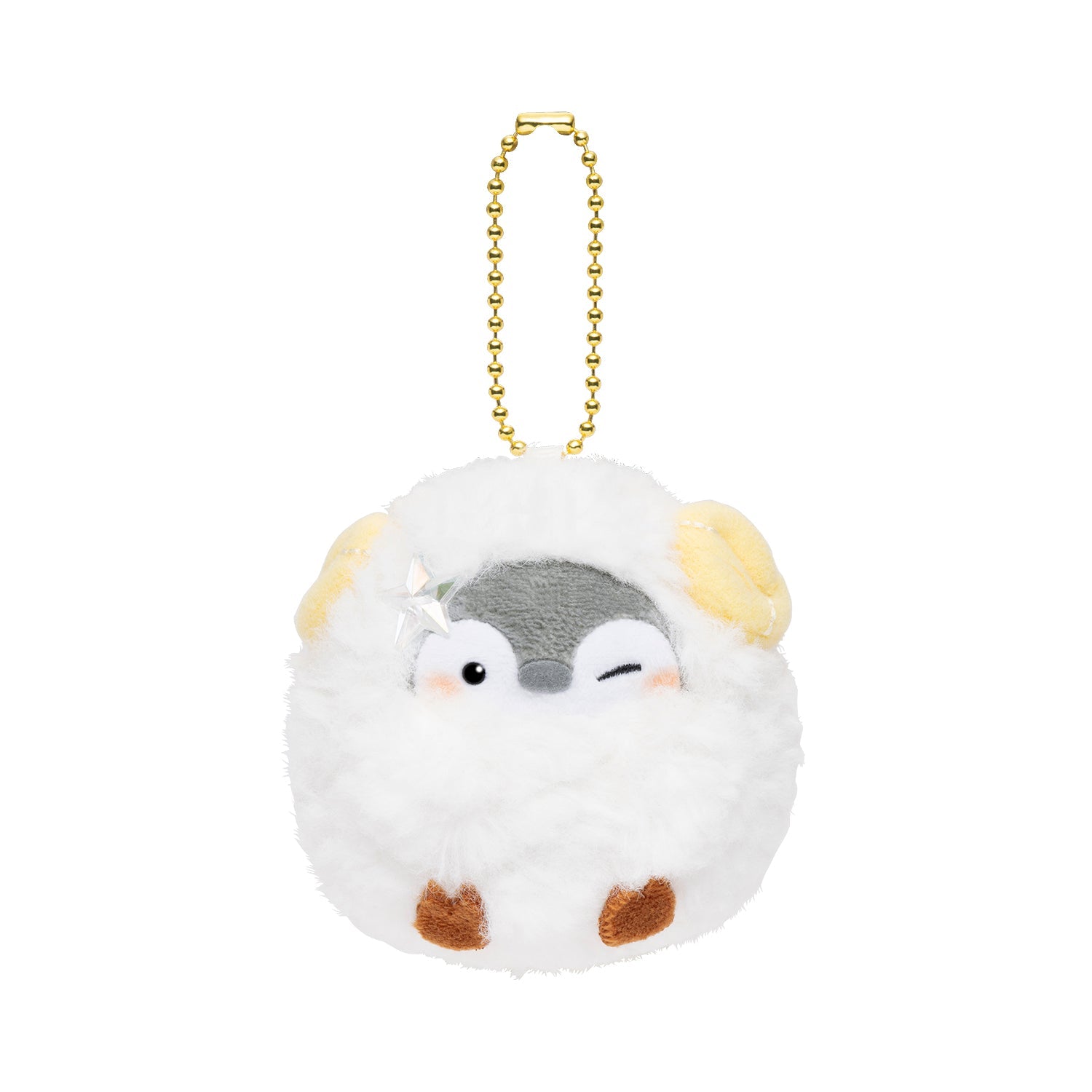 Koupen-chan Aries Zodiac Bell Mascot Plush Toy 3.35-Inch