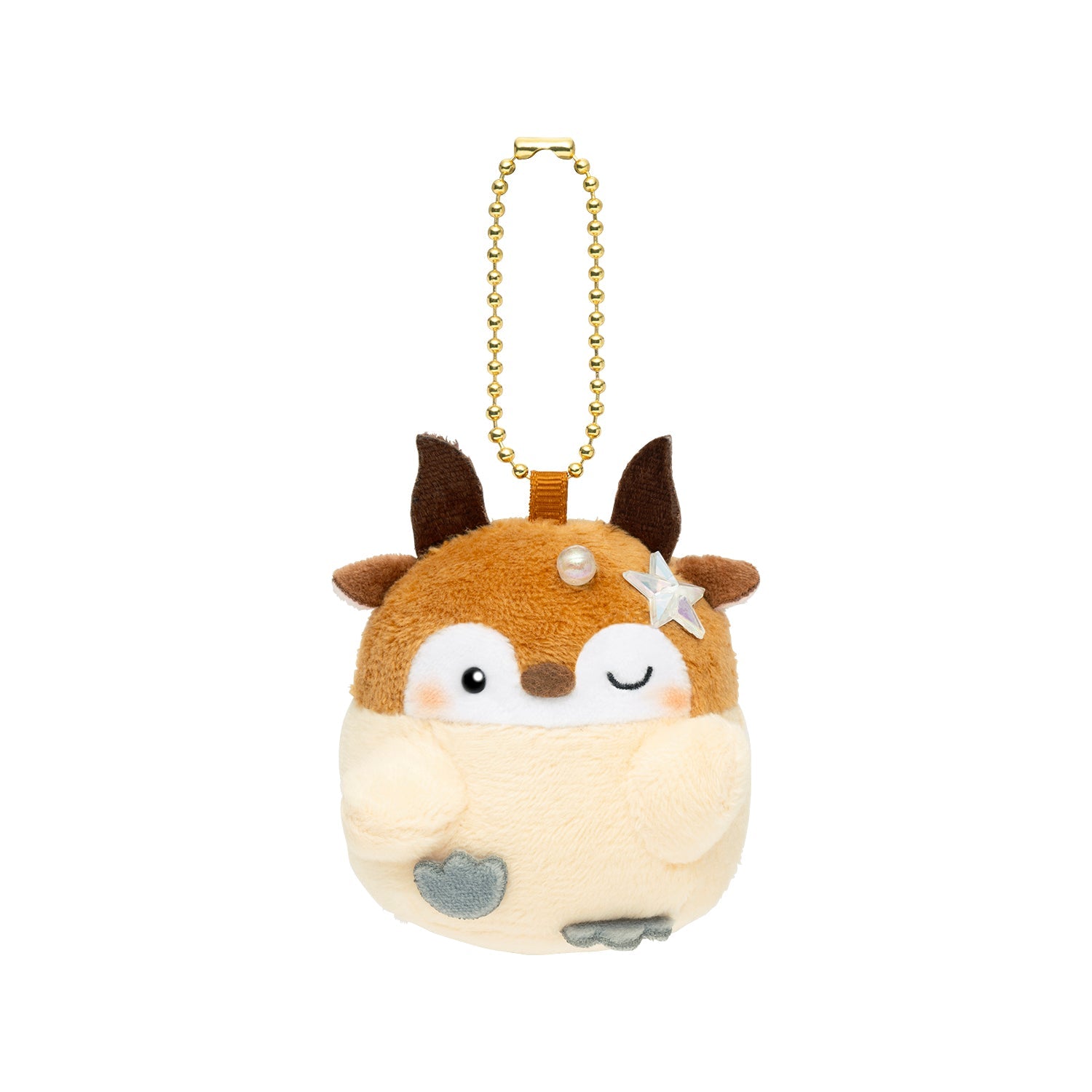 Gray Parka Service Koupen-chan Constellation Mascot with Bell Taurus
