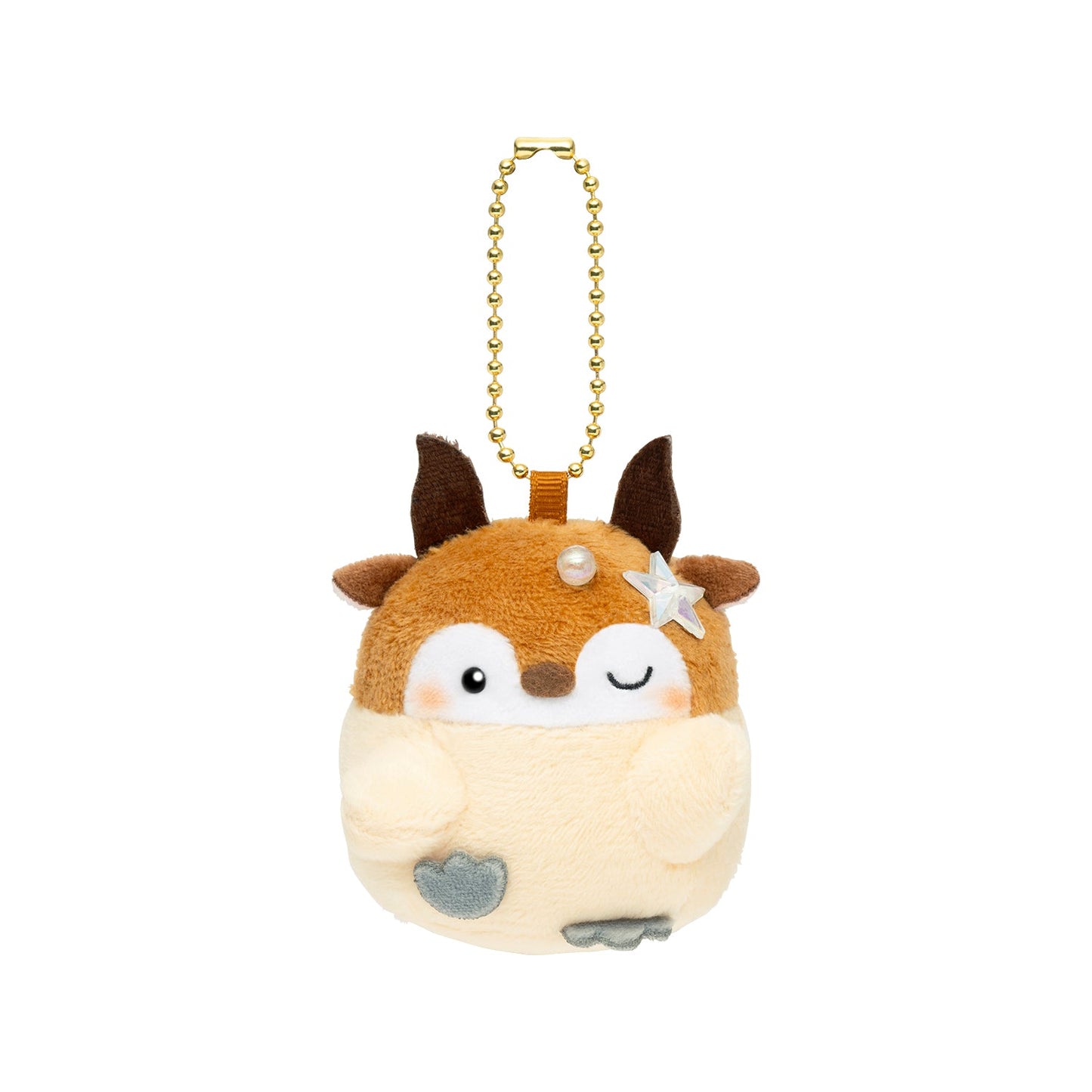 Gray Parka Service Koupen-chan Constellation Mascot with Bell Taurus