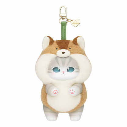 Gray Parka Service mofusand Kiramekko Nordic Kitten Mascot Plush Set