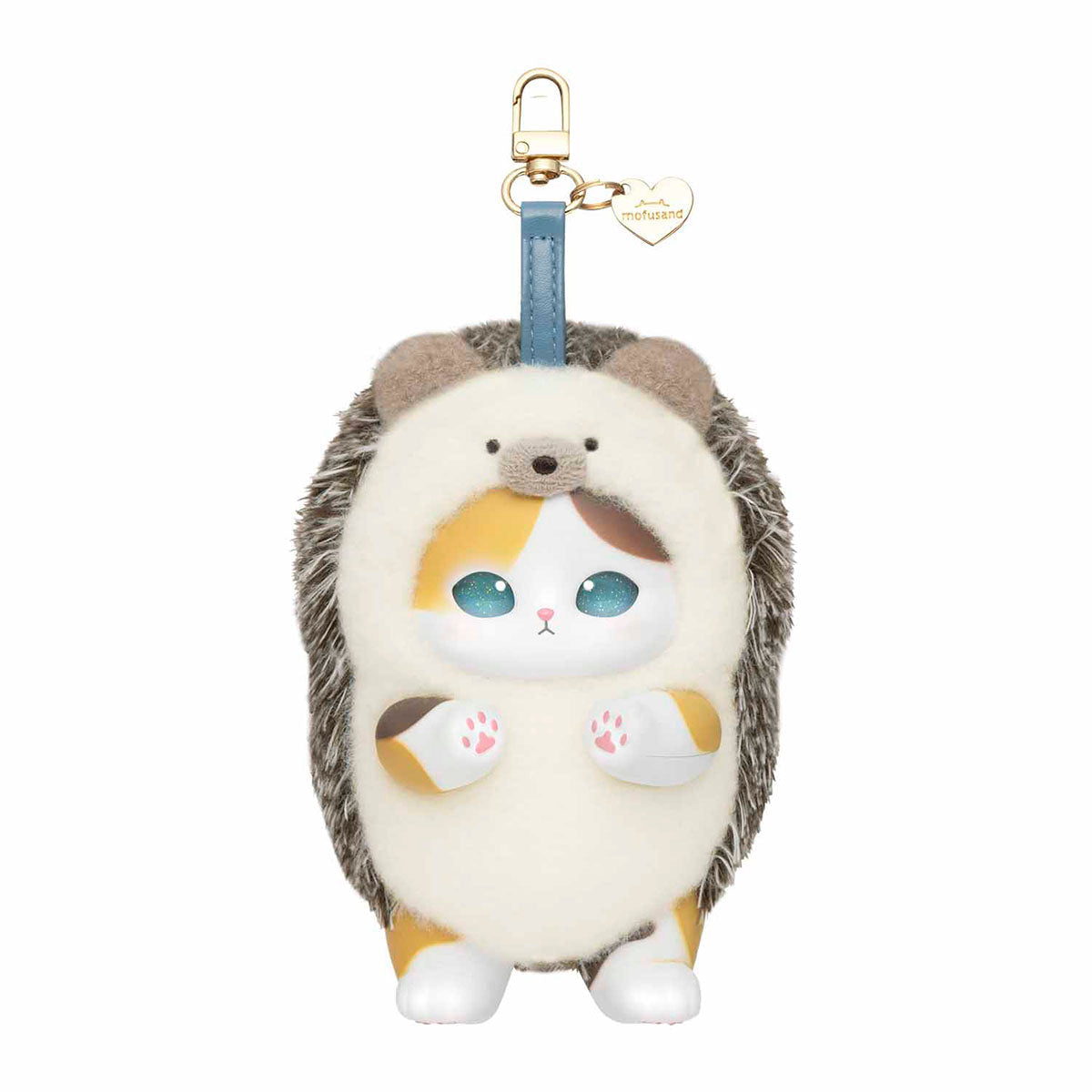 Gray Parka Service mofusand Kiramekko Nordic Kitten Mascot Plush Set
