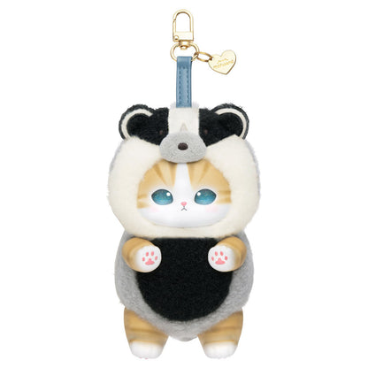 Gray Parka Service mofusand Kiramekko Nordic Kitten Mascot Plush Set