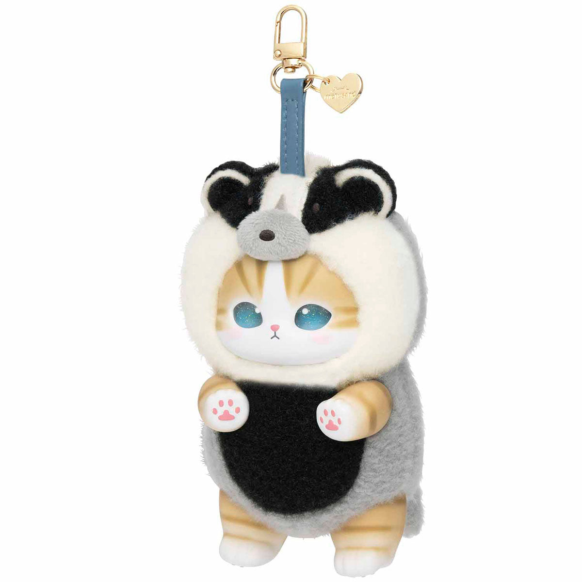 Gray Parka Service mofusand Kiramekko Nordic Kitten Mascot Plush Set