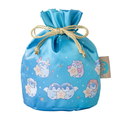 Koupen-chan 8.27in Constellation Pattern Round Bottom Drawstring Pouch