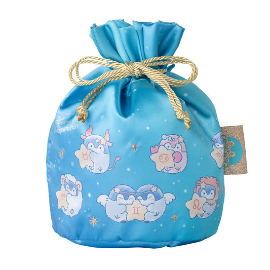 Koupen-chan 8.27in Constellation Pattern Round Bottom Drawstring Pouch
