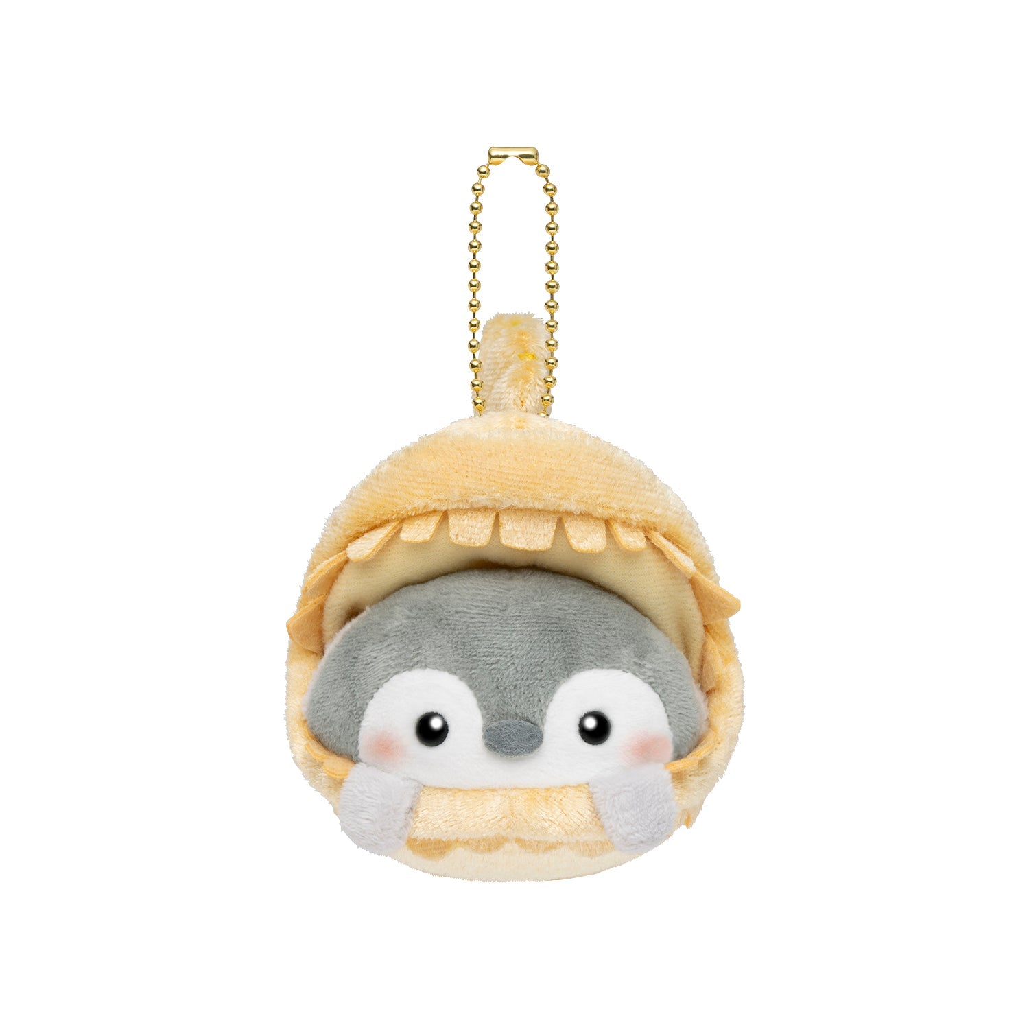 Koupen-chan Shachihoko Lying Down Plush Mascot Golden Toy 4.3in