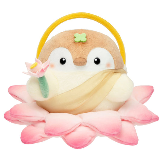 Koupen-chan Buddha Plushie Sitting on Lotus Flower Soft Toy