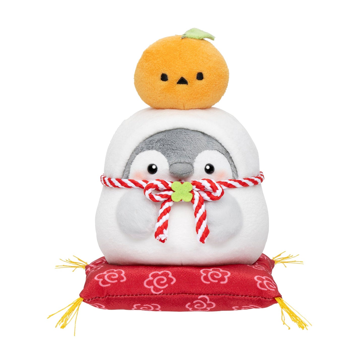 Gray Parka Service Koupen-chan Kagami Mochi Plush Stuffed Toy 7-Inch