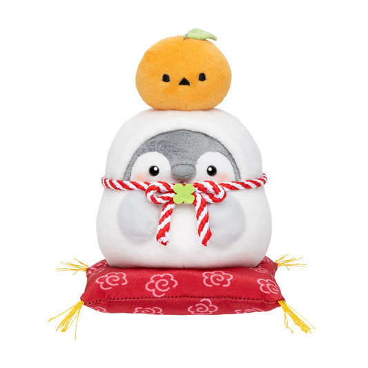 Gray Parka Service Koupen-chan Kagami Mochi Plush Stuffed Toy 7-Inch