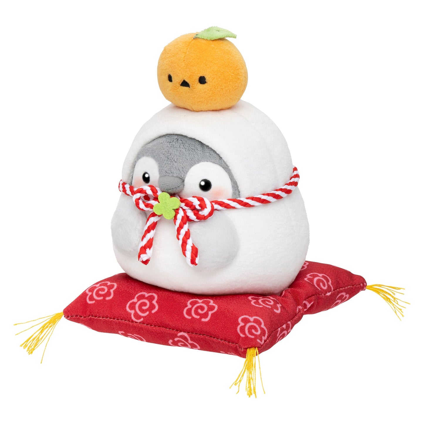 Gray Parka Service Koupen-chan Kagami Mochi Plush Stuffed Toy 7-Inch