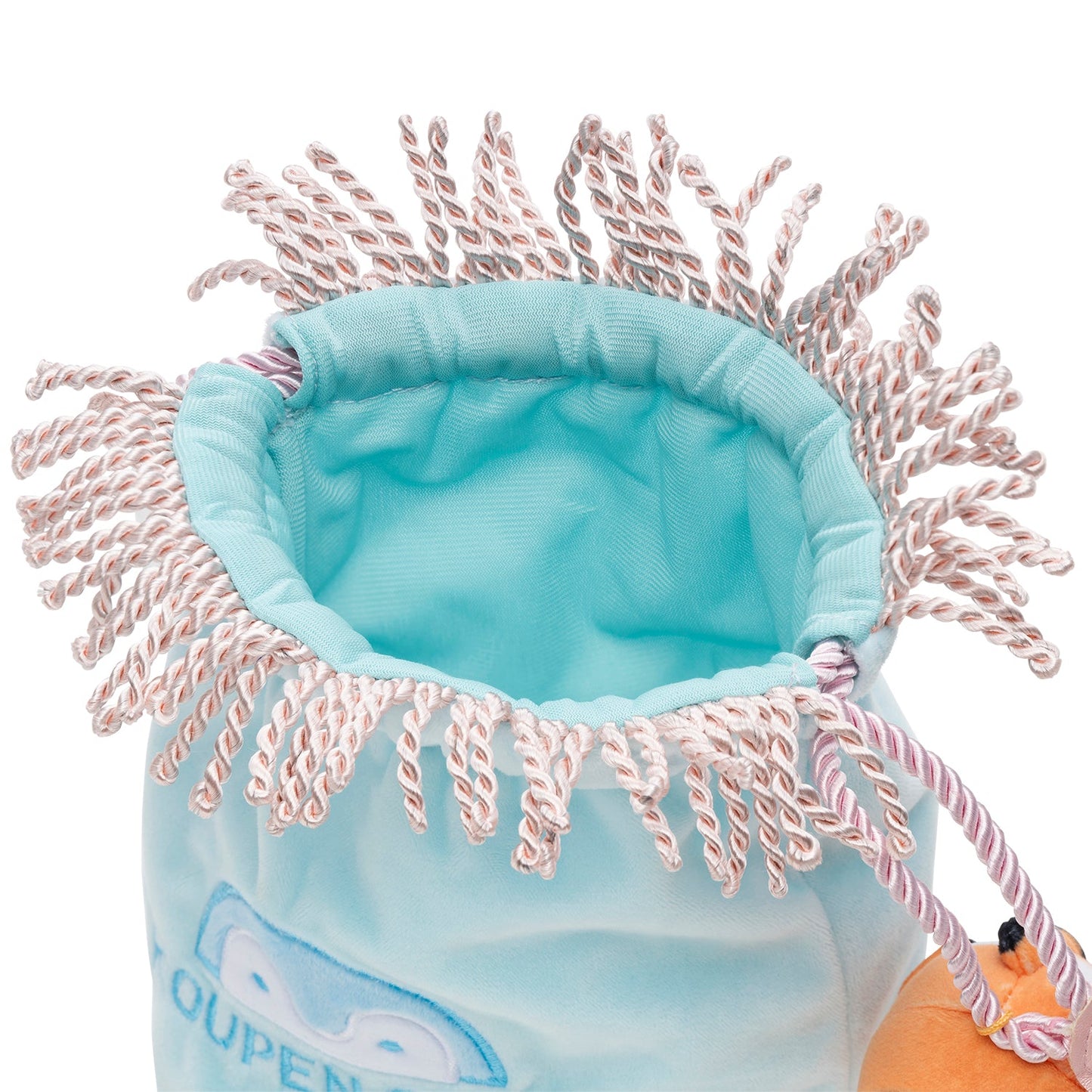 Koupen-chan Anemone Drawstring Pouch with Mascot Plush