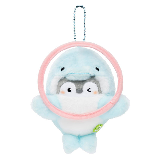 Koupen-chan Dolphin Plush Mascot Keychain 5.3in Soft Toy