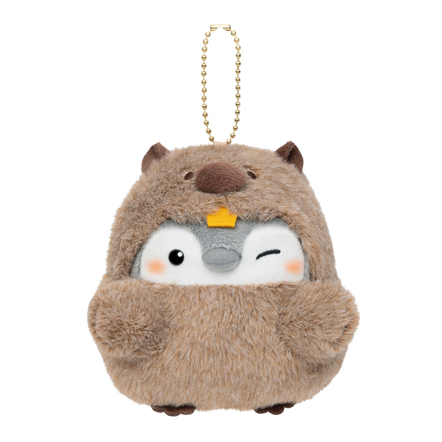 Gray Parka Service Koupen-chan Beaver Mascot Plush 4.3 in