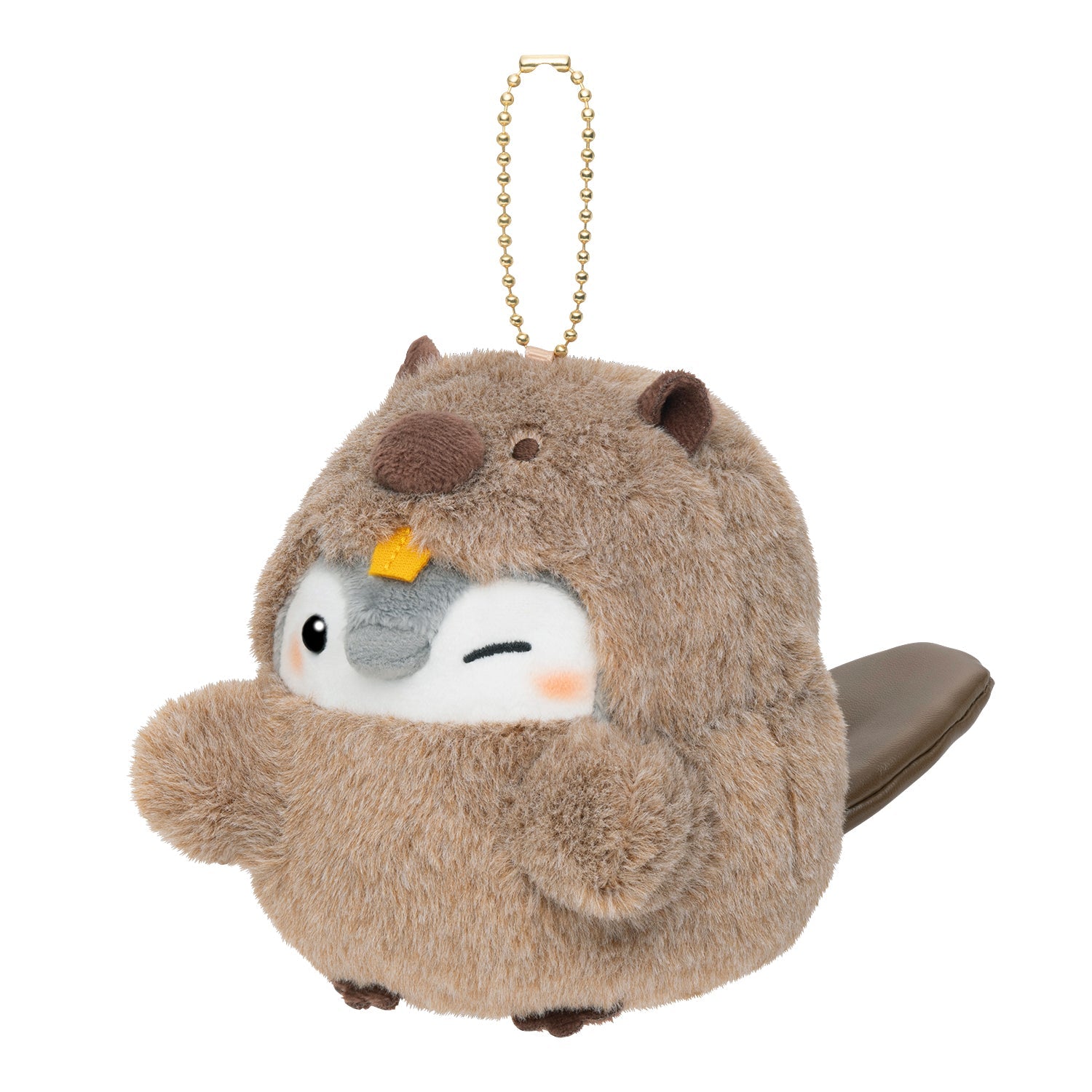 Gray Parka Service Koupen-chan Beaver Mascot Plush 4.3 in