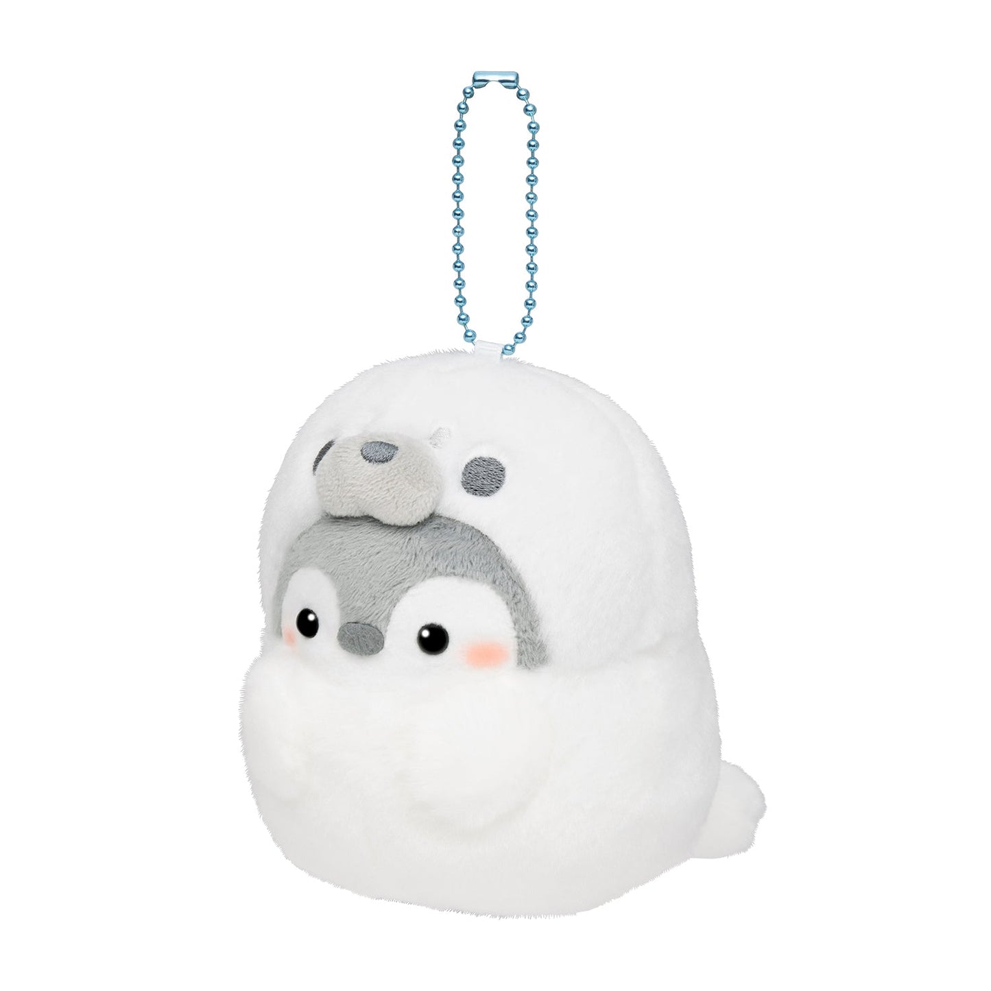 Koupen-chan Sitting Seal Palm Mascot Plush Sea Creature 4.1-inch