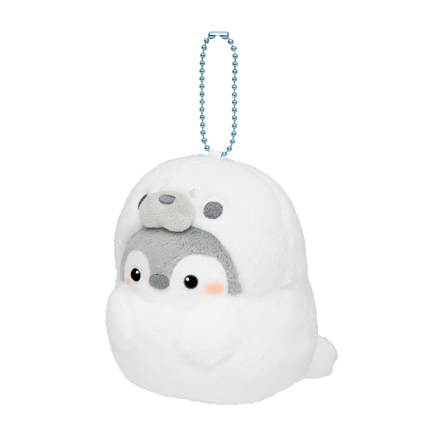 Koupen-chan Sitting Seal Palm Mascot Plush Sea Creature 4.1-inch