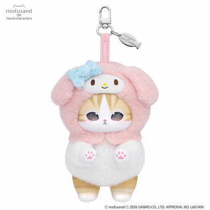 mofusand x Sanrio Characters Kiramekko Mascot Plush Set