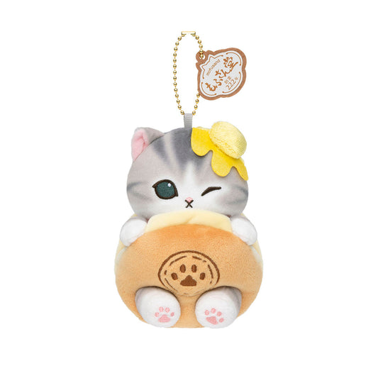 Mofusand Wagashi Nyan Mascot Keychain Dorayaki Plush