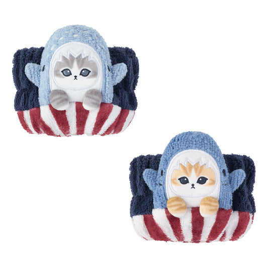 mofusand BOARD SHARK! Face Washing Wristbands Absorbent Pair