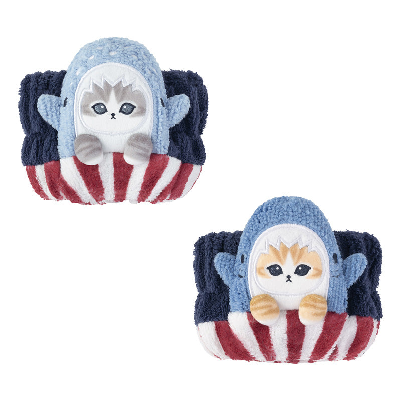 mofusand BOARD SHARK! Face Washing Wristbands Absorbent Pair