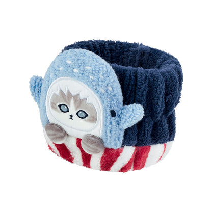 mofusand BOARD SHARK! Face Washing Wristbands Absorbent Pair