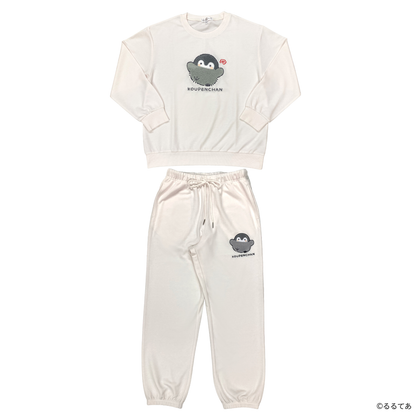 SAZAC Koupen-chan Women's Lounge Set Sagara Embroidery Cardboard Knit