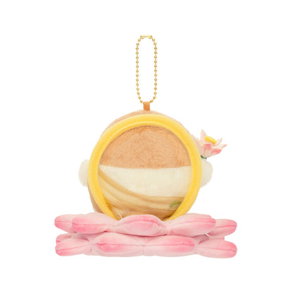 Gray Parker Service Koupen-chan Buddha Mascot Plush on Lotus