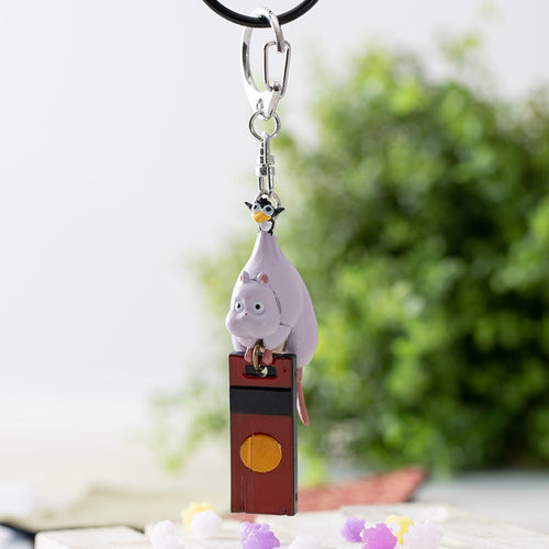 Spirited Away: Mouse and Flycatcher Keychain  - Ghibli Studio