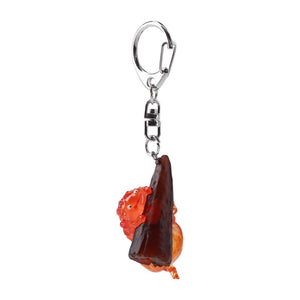 Howl's Moving Castle Hanging Calcifer Keychain  - Ghibli Studio