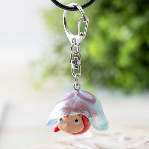 Ponyo on the Cliff Jellyfish Ponyo Keychain  - Ghibli Studio