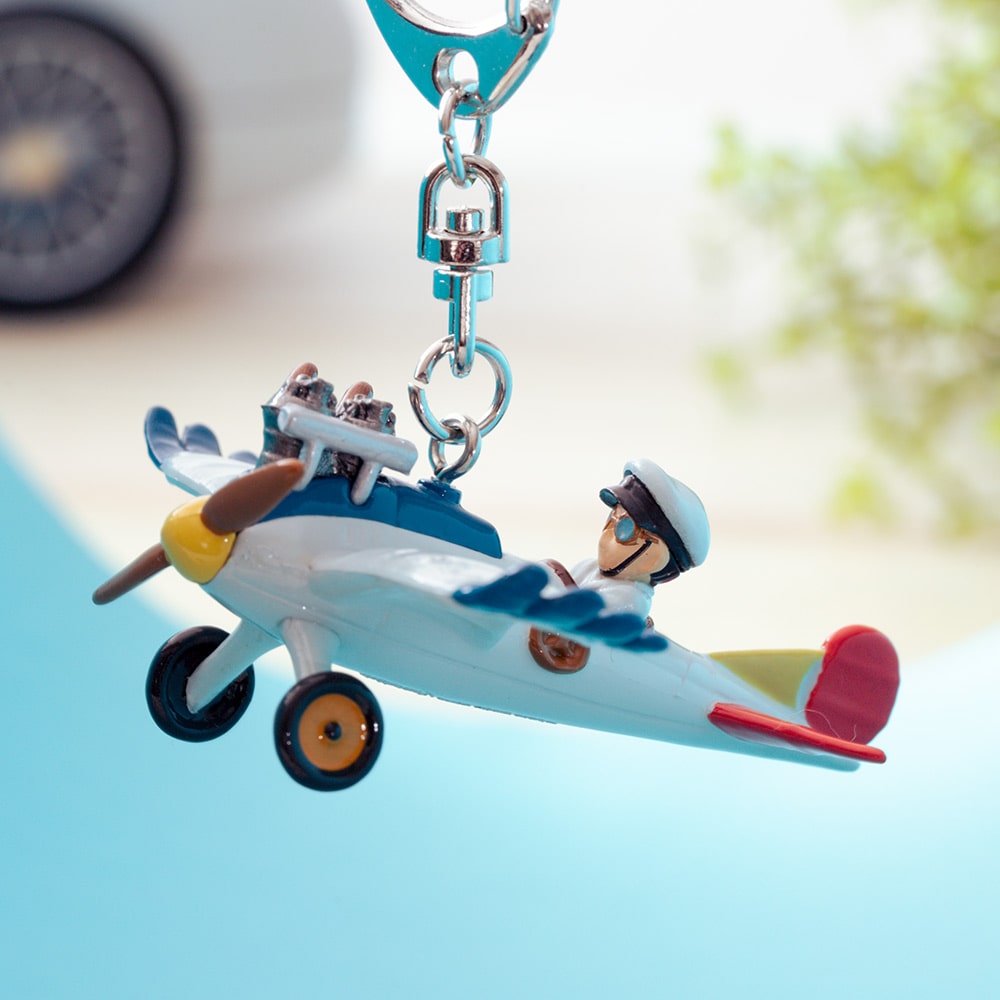 The Wind Rises: Boy's Dream Plane Keychain  - Ghibli Studio