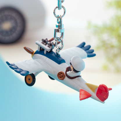 The Wind Rises: Boy's Dream Plane Keychain  - Ghibli Studio