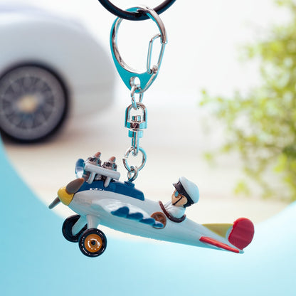 The Wind Rises: Boy's Dream Plane Keychain  - Ghibli Studio