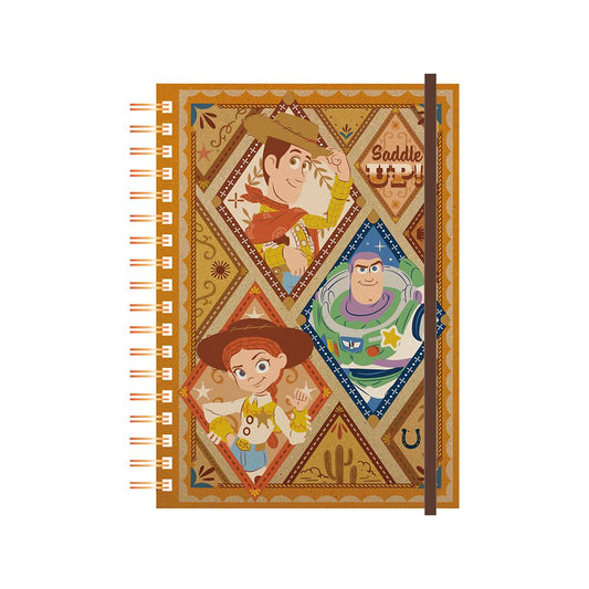 Toy Story 5 Ring Notebook With Elastic Band Disney