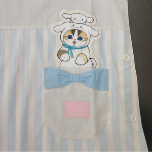 Mofusand x Sanrio Characters Kitchen Apron - Cinnamoroll