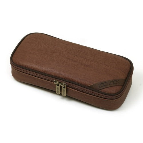 LOONLOON 664 Wood Pen Case Brown