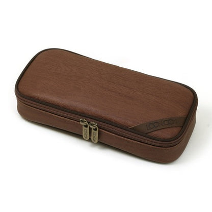 LOONLOON 664 Wood Pen Case Brown