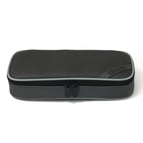 LOONLOON 667 Mellow Double-Layer Pencil Case Chic Gray