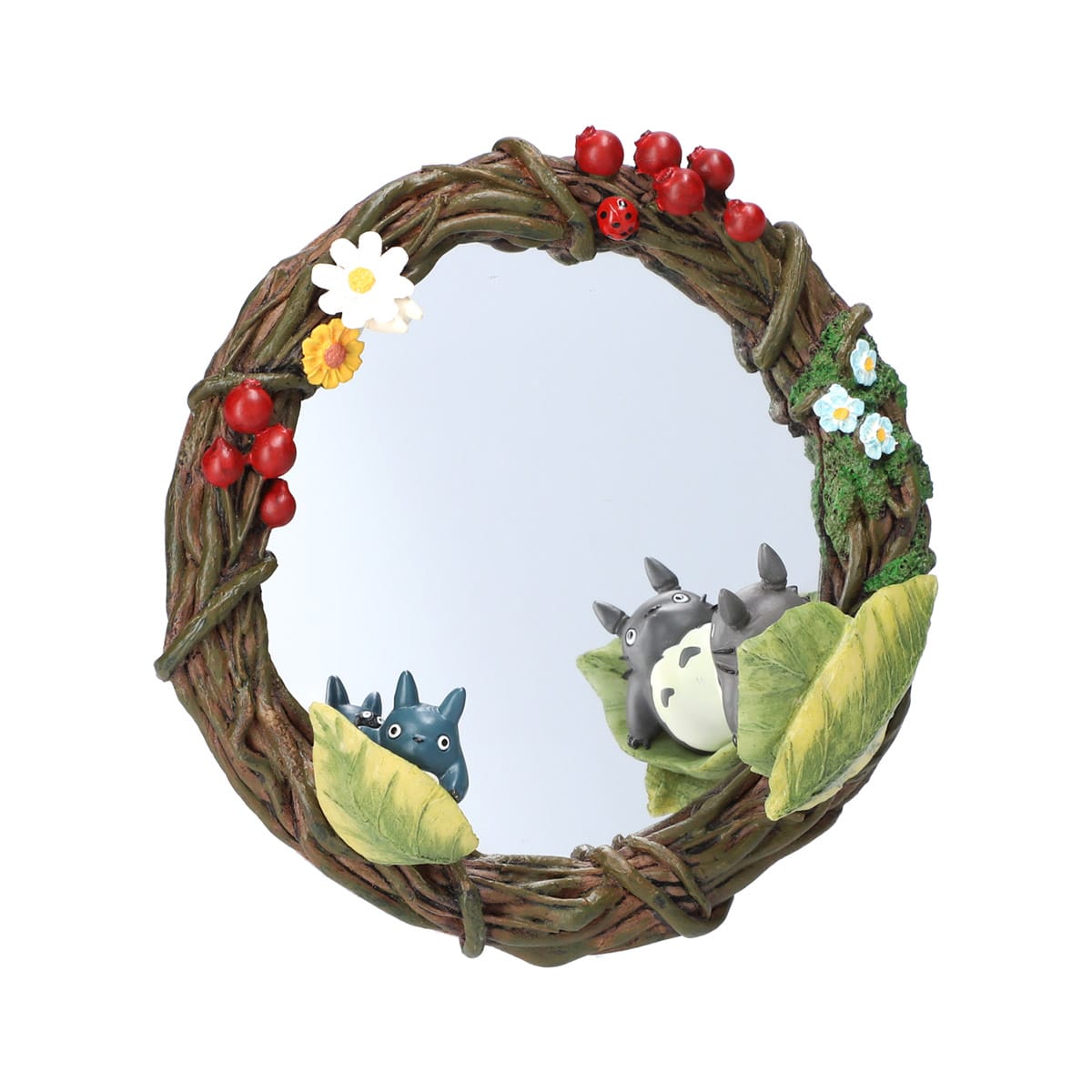 My Neighbor Totoro Hide-and-Seek Wreath Stand Mirror 4990593480432