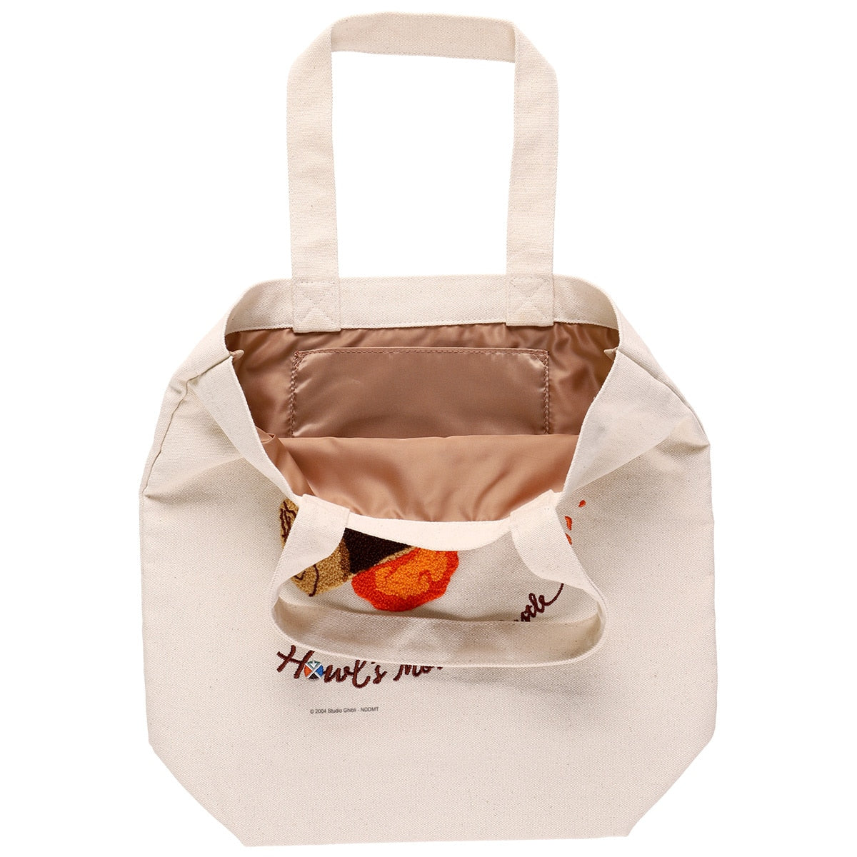 Donguri Republic Howl's Moving Castle Flustered Calcifer Canvas Tote Bag 4990593483228
