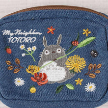 قم بتحميل الصورة في عارض الصور، My Neighbor Totoro Denim Mini Pouch Bag -Ghibli Studio