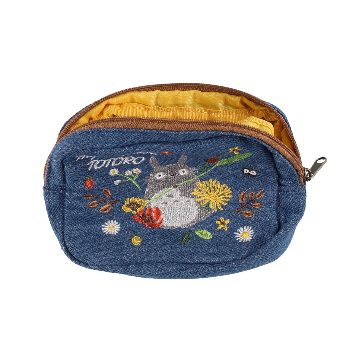 My Neighbor Totoro Denim Series Mini Pouch Wreath 4990593489435