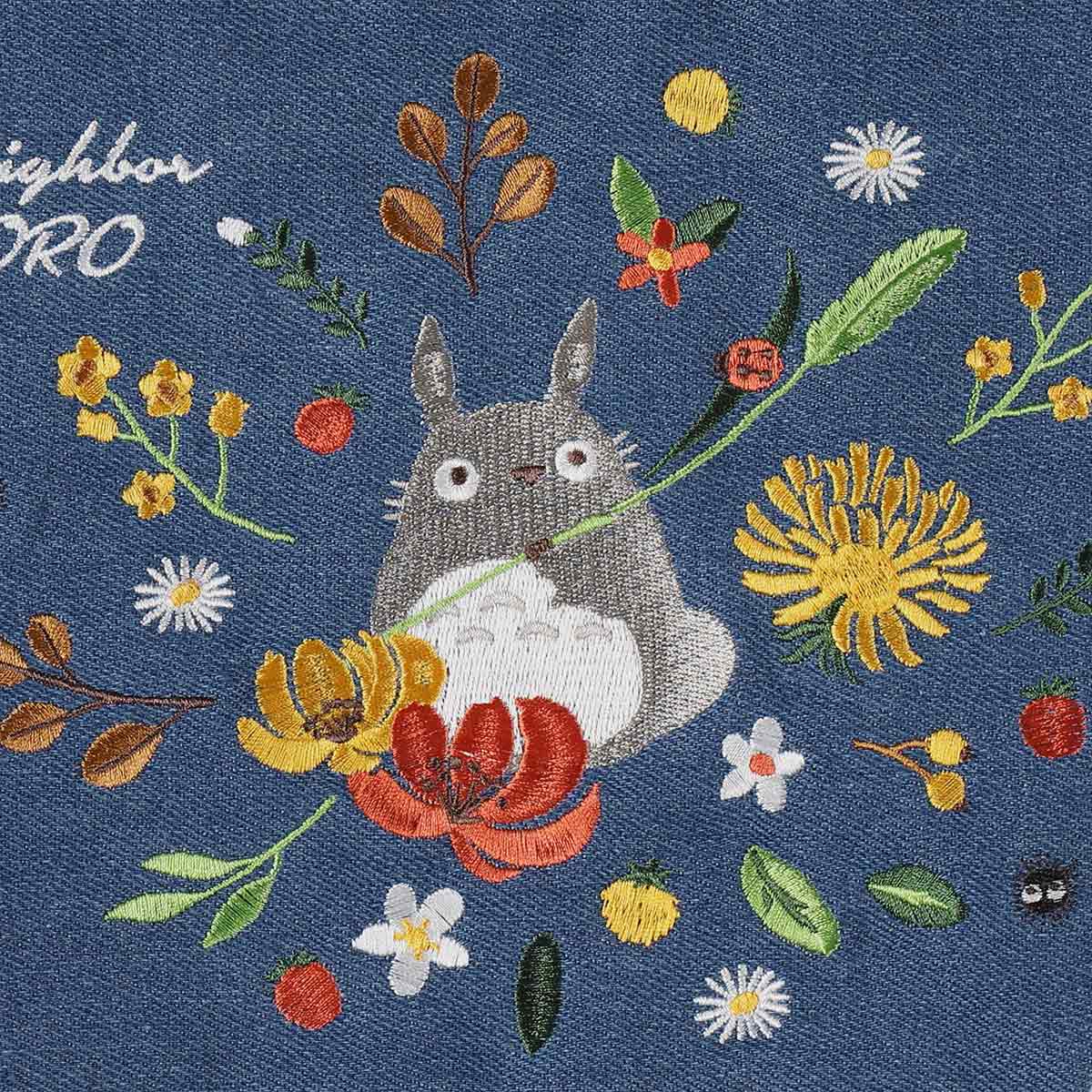 My Neighbor Totoro Denim Series Wreath Lunch Tote Bag 4990593489459